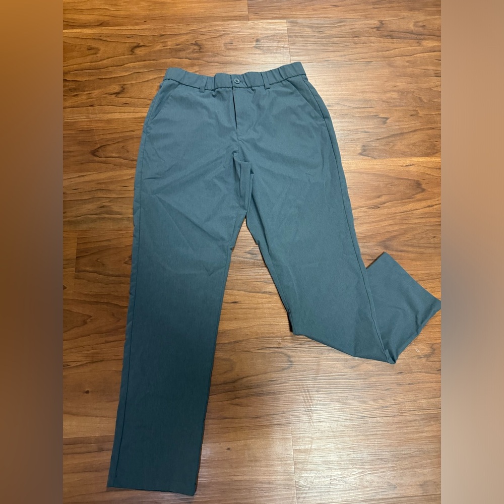 Dark Grey Mens Golf Pants